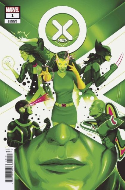 X-Men, Vol. 5 Fearless, In Threes |  Issue#1E | Year:2021 | Series: X-Men | Pub: Marvel Comics | Doaly Incentive Variant (1:25)