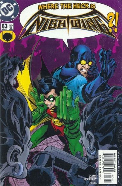 Nightwing, Vol. 2 Red, Fright and Blue |  Issue#63A | Year:2001 | Series: Nightwing | Pub: DC Comics | Direct Edition