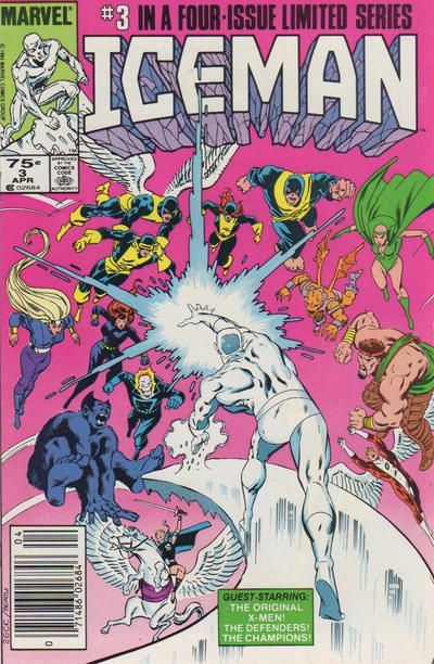 Iceman, Vol. 1 Quicksand! |  Issue#3B | Year:1985 | Series: Iceman | Pub: Marvel Comics | Newsstand Edition