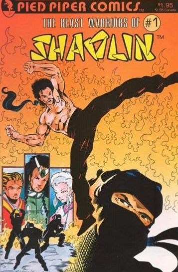 Beast Warriors of Shaolin  |  Issue#1 | Year:1987 | Series:  | Pub: Pied Piper Comics |