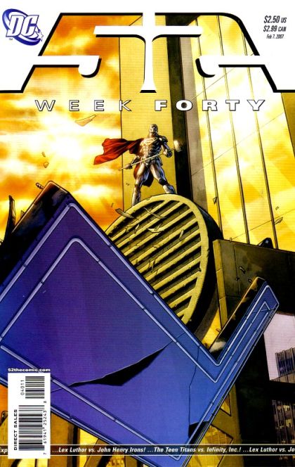 52 52 - Man Ain't Nothing But a Man |  Issue#40A | Year:2007 | Series:  | Pub: DC Comics | J.G. Jones Regular