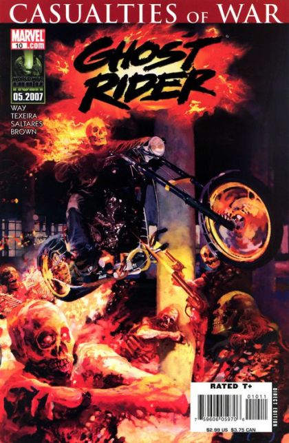 Ghost Rider, Vol. 5 Civil War - The Legend of Sleepy Hollow, Illinois, Part 3 |  Issue#10A | Year:2007 | Series: Ghost Rider | Pub: Marvel Comics |