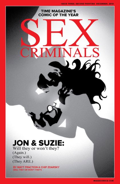 Sex Criminals My Sexual Errors and Misfortunes 2001 - Present |  Issue#3B | Year:2013 | Series: Sex Criminals | Pub: Image Comics | 2nd Printing Variant Cover