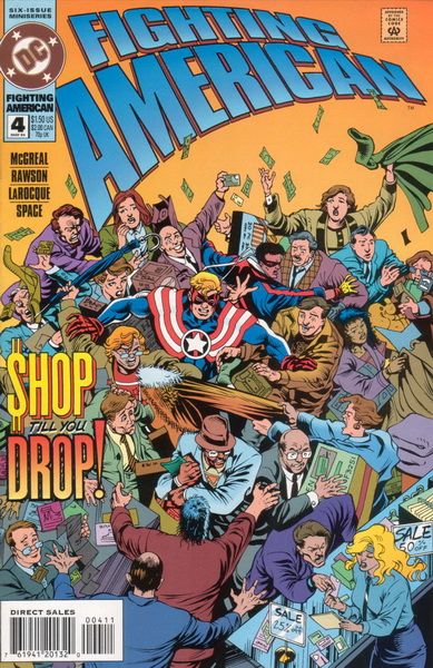 Fighting American Shop Till You Drop |  Issue#4 | Year:1994 | Series: Fighting American | Pub: DC Comics |