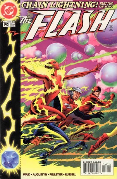 Flash, Vol. 2 Chain Lightning, Part Two: Time Like A River |  Issue#146A | Year:1999 | Series: Flash | Pub: DC Comics | Direct Edition
