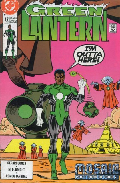 Green Lantern, Vol. 3 Mosaic, Part 4: Sculptures |  Issue#17A | Year:1991 | Series: Green Lantern | Pub: DC Comics | Direct Edition