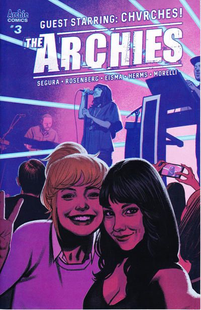 The Archies, Vol. 2  |  Issue#3A | Year:2017 | Series:  | Pub: Archie Comic Publications | Greg Smallwood Cover