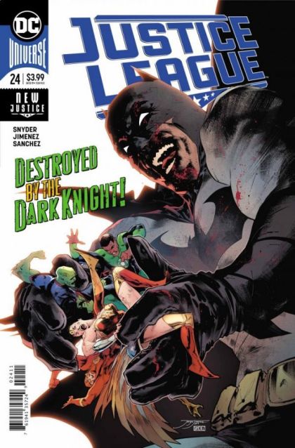 Justice League, Vol. 3 The Sixth Dimension, Chapter 5 |  Issue#24A | Year:2019 | Series: Justice League | Pub: DC Comics | Jorge Jiménez Regular