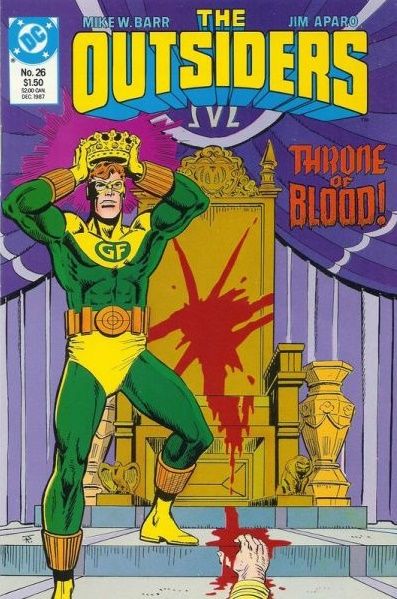 Outsiders, Vol. 1 ...Uneasy Lies The Head... |  Issue#26 | Year:1987 | Series: Outsiders | Pub: DC Comics |