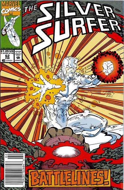 Silver Surfer, Vol. 3 Battlelines |  Issue#62B | Year:1992 | Series: Silver Surfer | Pub: Marvel Comics |