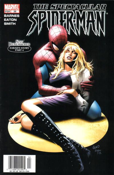 The Spectacular Spider-Man, Vol. 2 Sins Remembered: Sarah's Story, Part 4 |  Issue#26B | Year:2005 | Series: Spider-Man | Pub: Marvel Comics | Greg Land Newsstand