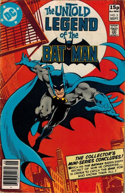 The Untold Legend of the Batman The Man Behind the Mask! |  Issue#3D | Year:1980 | Series:  | Pub: DC Comics | UK Price Variant