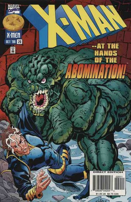 X-Man The Mourning After |  Issue#20A | Year:1996 | Series: X-Men | Pub: Marvel Comics | Direct Edition