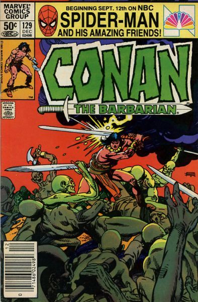 Conan the Barbarian, Vol. 1 The Creation Quest |  Issue#129B | Year:1981 | Series: Conan | Pub: Marvel Comics | Newsstand Edition