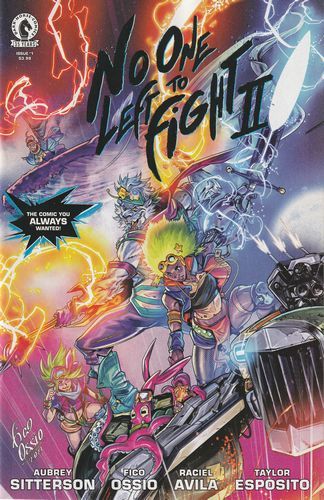 No One Left To Fight II  |  Issue#1B | Year:2021 | Series:  | Pub: Dark Horse Comics | Variant Cover by Fico Ossio