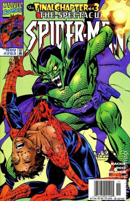The Spectacular Spider-Man, Vol. 1 The Final Chapter - Part 3: The Triumph of the Goblin! |  Issue#263B | Year:1998 | Series: Spider-Man | Pub: Marvel Comics |
