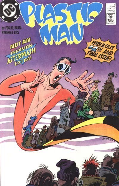 Plastic Man, Vol. 2 Bagatelle |  Issue#4A | Year:1989 | Series: Plastic Man | Pub: DC Comics | Direct Edition