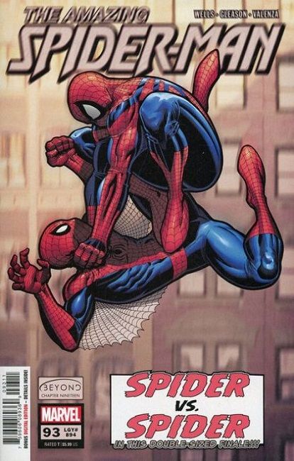 The Amazing Spider-Man, Vol. 5 "Beyond: Chapter Nineteen" |  Issue#93A | Year:2022 | Series: Spider-Man | Pub: Marvel Comics | Arthur Adams Regular Cover
