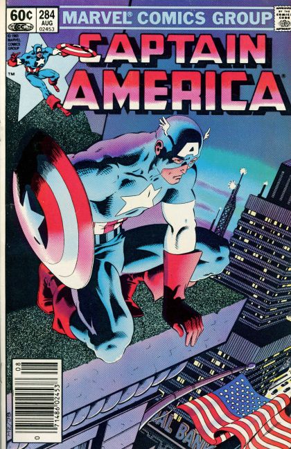 Captain America, Vol. 1 Diverging... |  Issue#284B | Year:1983 | Series: Captain America | Pub: Marvel Comics | Newsstand Edition