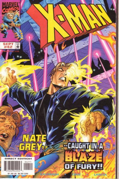 X-Man Rainbows End |  Issue#42A | Year:1998 | Series: X-Men | Pub: Marvel Comics | Direct Edition