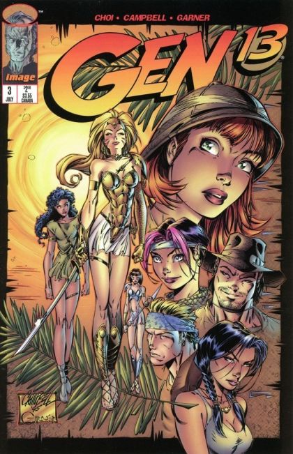 Gen 13, Vol. 2 (1995-2002) Among Friends And Enemies, Part 3: The Magical Mystery Tour |  Issue#3A | Year:1995 | Series: Gen 13 | Pub: Image Comics | J. Scott Campbell Regular