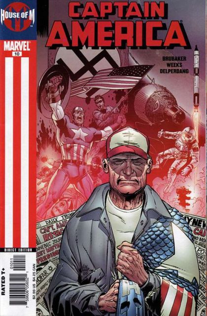 Captain America, Vol. 5 House of M  |  Issue#10A | Year:2005 | Series: Captain America | Pub: Marvel Comics | Steve Epting Regular