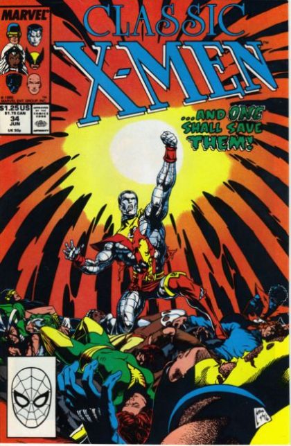 X-Men Classic The Action of the Tiger! / Double Negative |  Issue#34A | Year:1989 | Series: X-Men | Pub: Marvel Comics | Direct Edition
