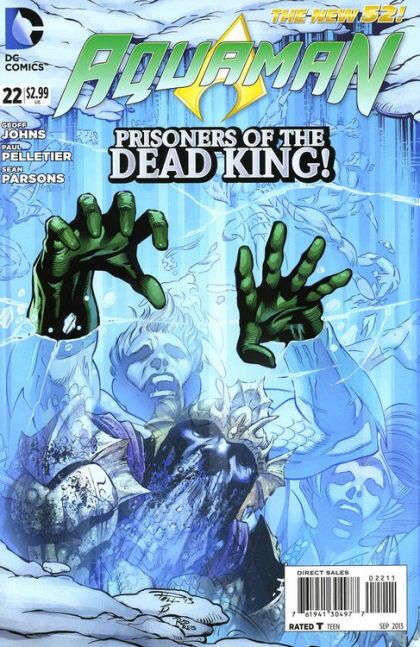 Aquaman, Vol. 7 Death of a King, Chapter Four |  Issue#22A | Year:2013 | Series: Aquaman | Pub: DC Comics | Paul Pelletier Regular Cover