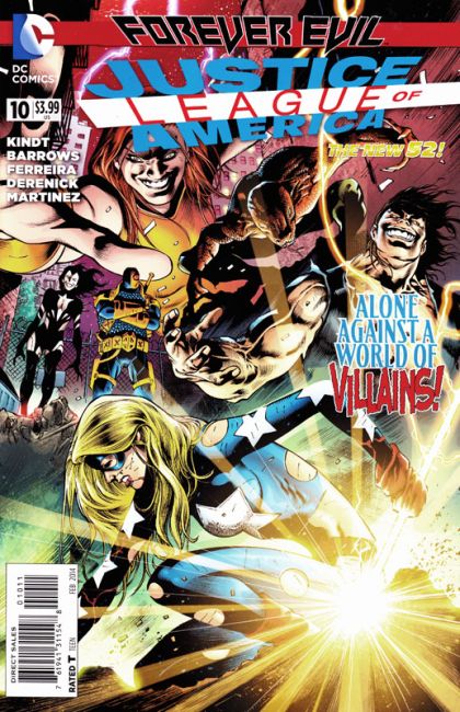 Justice League of America, Vol. 3 Forever Evil - In Your Head |  Issue#10A | Year:2013 | Series: Justice League | Pub: DC Comics | Eddy Barrows Regular Cover