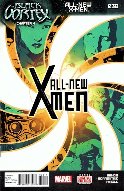 All-New X-Men, Vol. 1 Black Vortex - Chapter Four |  Issue#38A | Year:2015 | Series: X-Men | Pub: Marvel Comics | Regular Andrea Sorrentino Cover
