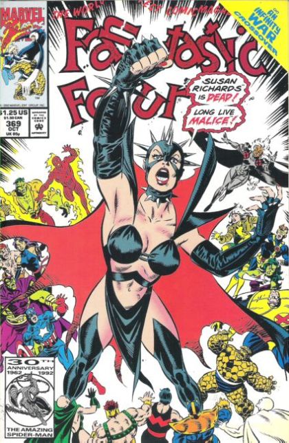 Fantastic Four, Vol. 1 Infinity War - With Malice Toward All! |  Issue#369A | Year:1992 | Series: Fantastic Four | Pub: Marvel Comics | Direct Edition