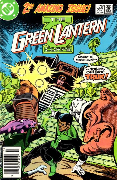 Green Lantern, Vol. 2 Turf |  Issue#202B | Year:1986 | Series: Green Lantern | Pub: DC Comics | Newsstand Edition