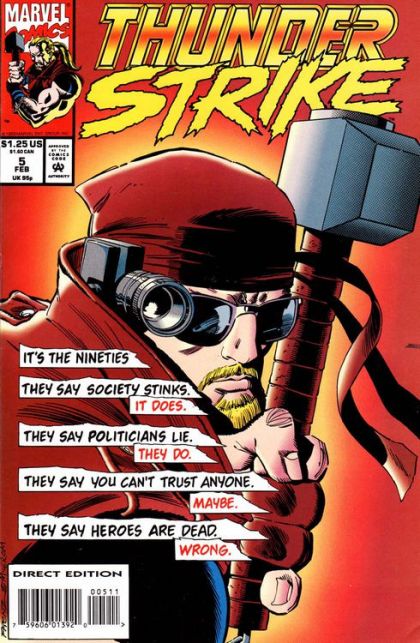Thunderstrike, Vol. 1 Busted! |  Issue#5A | Year:1993 | Series:  | Pub: Marvel Comics | Direct Edition