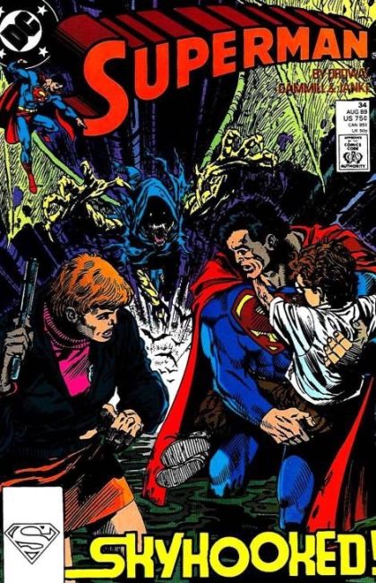 Superman, Vol. 2 By Hook or By Crook |  Issue#34A | Year:1989 | Series: Superman | Pub: DC Comics |
