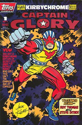 Captain Glory The Power And The Glory |  Issue#1 | Year:1993 | Series:  | Pub: Topps Comics |