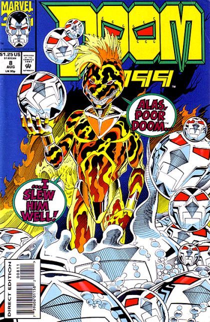 Doom 2099, Vol. 1 Emperor Of The Mind |  Issue#8A | Year:1993 | Series:  | Pub: Marvel Comics | Direct Edition
