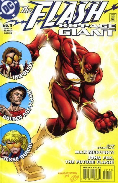 Flash 80-Page Giant The Speed of Life / Dark of the Sun / The 5000 Rats of Bartholomew Allen / The Professional / Thunder and Lightning / Split-Seconds / Your Life is My Business |  Issue#1 | Year:1998 | Series: Flash | Pub: DC Comics | Direct Edition