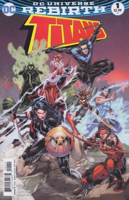 Titans, Vol. 3 The Return of Wally West, Part One: Run For Your Life |  Issue#1A | Year:2016 | Series:  | Pub: DC Comics | Regular Brett Booth Cover
