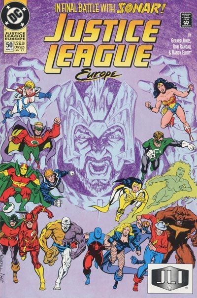 Justice League Europe / International Red Winter, Part 6: The Ice Breaks |  Issue#50A | Year:1993 | Series: JLA | Pub: DC Comics | Direct Edition
