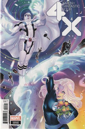 X-Men / Fantastic Four, Vol. 2 Welcome to the New World |  Issue#4B | Year:2020 | Series:  | Pub: Marvel Comics | Meghan Hetrick Flower Variant Edition