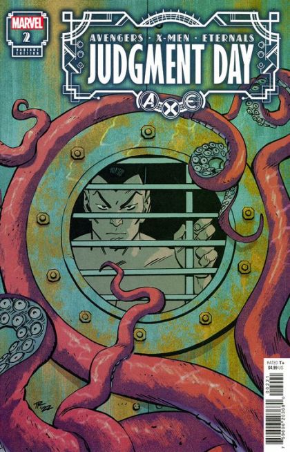 A.X.E.: Judgment Day A.X.E.: Judgment Day  |  Issue#2B | Year:2022 | Series:  | Pub: Marvel Comics | Tom Reilly Window Shades Variant