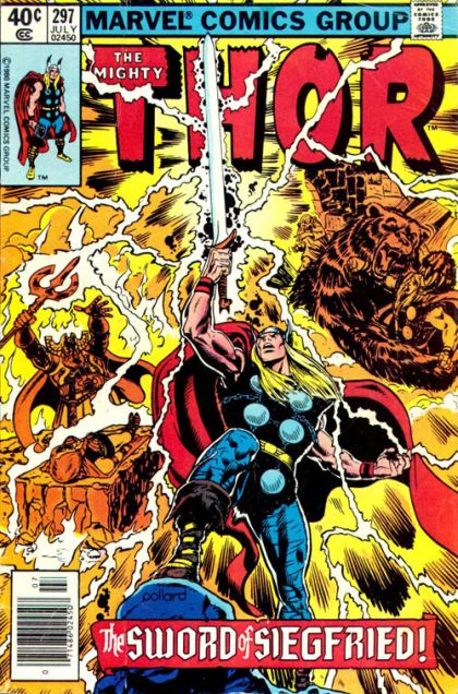 Thor, Vol. 1 The Sword of Siegfried |  Issue#297B | Year:1980 | Series: Thor | Pub: Marvel Comics | Newsstand Edition