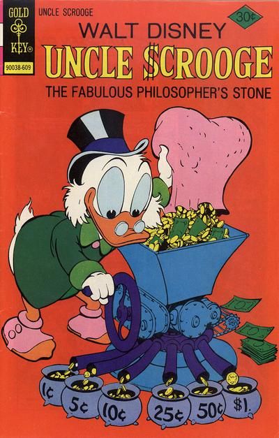 Walt Disney's Uncle Scrooge The Fabulous Philosopher's Stone |  Issue#132A | Year:1976 | Series: Walt Disney | Pub: Western Publishing Co. |