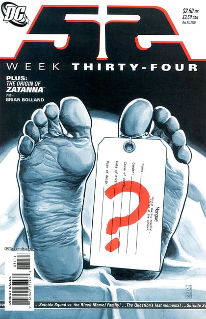 52 52 - Suicidal Tendencies / The Origin of Zatanna |  Issue#34 | Year:2006 | Series:  | Pub: DC Comics | J.G. Jones Regular