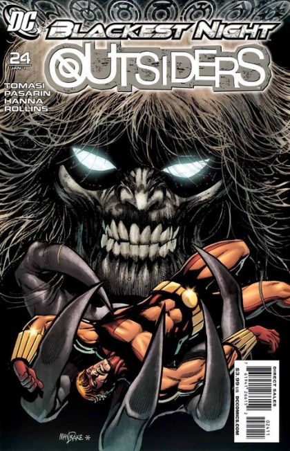 Outsiders, Vol. 4 Blackest Night - Matter of Trust |  Issue#24A | Year:2010 | Series: Outsiders | Pub: DC Comics | With Violet Star Sapphire Ring
