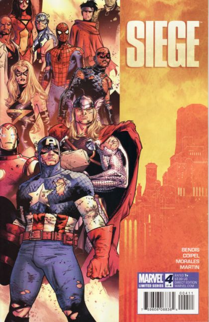 Siege, Vol. 1 Siege - The Siege of Asgard, The Fallen |  Issue#4A | Year:2010 | Series: Siege | Pub: Marvel Comics | Olivier Coipel Regular Cover