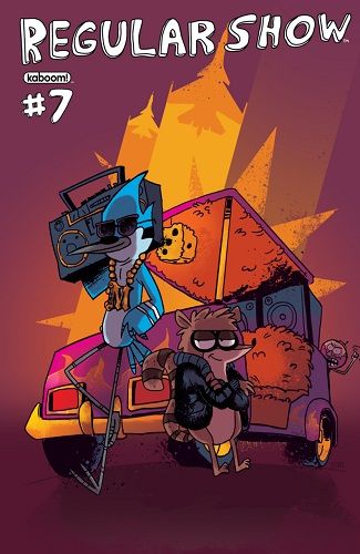 Regular Show  |  Issue#7B | Year:2013 | Series: Regular Show | Pub: Boom! Studios | Caroline Breault Variant