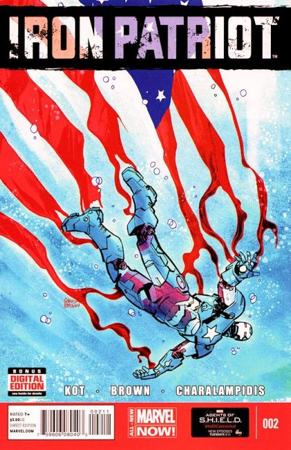 Iron Patriot, Vol. 1 Unbreakable, Part II |  Issue#2A | Year:2014 | Series:  | Pub: Marvel Comics | Garry Brown Regular Cover