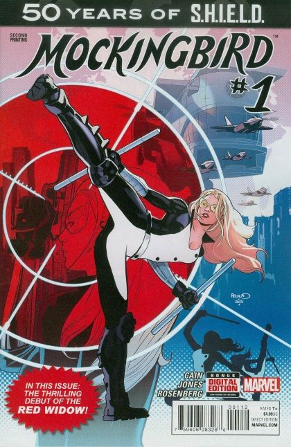 Mockingbird: S.H.I.E.L.D. 50th Anniversary Mockingbird; Red Widow: First Strike |  Issue#1A | Year:2015 | Series:  | Pub: Marvel Comics | Regular Paul Renaud Cover