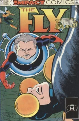 The Fly (Impact Comics) The Spider And The Fly |  Issue#5A | Year:1991 | Series:  | Pub: DC Comics | Direct Edition
